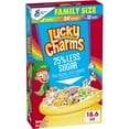 thumbnail image 3 of (3 pack) Lucky Charms 25% Less Sugar Breakfast Cereal with Marshmallows, Family Size, 18.6 oz, 3 of 17