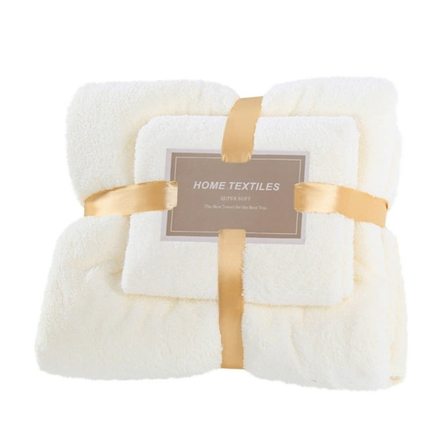 Set de Toallas de Baño Toalla de Baño de Algodón 2 en 1 Y Toalla de Cara Toalla Suave Set de 2 Piezas Toallas de Baño de Algodón
