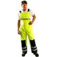 thumbnail image 3 of Large Hi-Viz Yellow With Blue 48'' 100% Polyester 150 Denier Oxford With PU Coating Breathable Rain Bib Pants With Elastic Suspenders With Release Buckle, 3 of 4