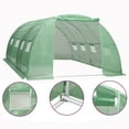 thumbnail image 1 of vidaXL Greenhouse 16 m² 4x4x2 m, 1 of 5