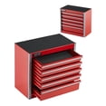 thumbnail image 1 of Caja de herramientas VEVOR Metal portátil de 22 cm con 5 cajones, color rojo, 1 of 6