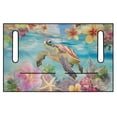thumbnail image 2 of XYZCANDO Sea Turtle Floral Golf Cart Seat Cover | Terry Cloth 4 Pockets Non-Slip | Universal 2-Seat Golf Cart Accessory For Golf Lovers, 2 of 8