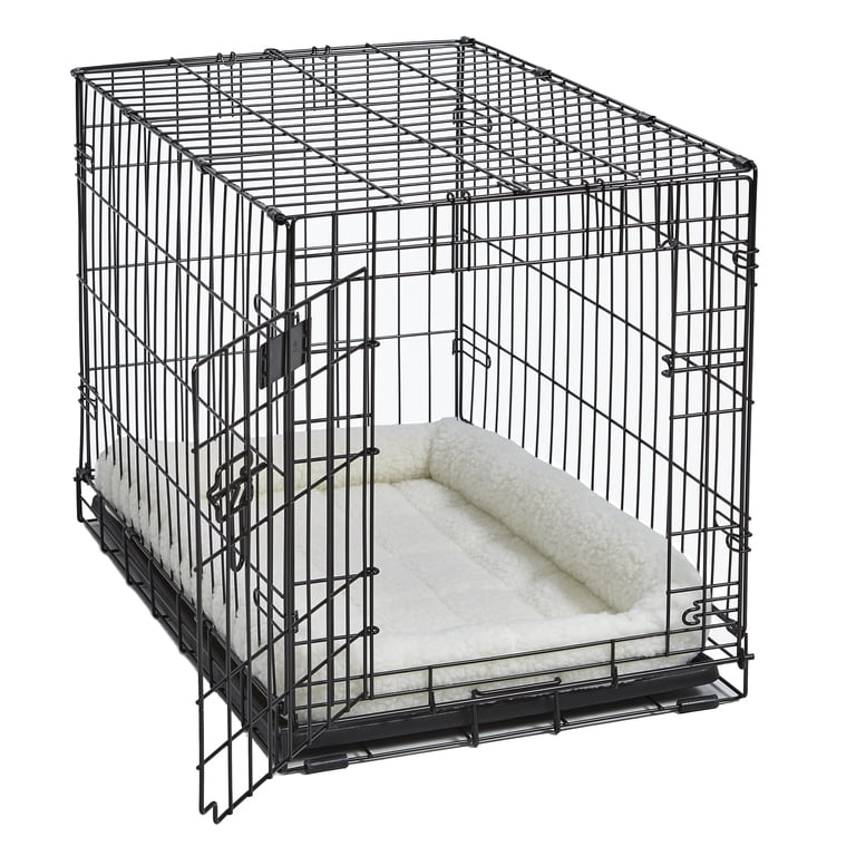 MidWest Quiet Time Fleece Bolster Bed, Fits 22-Inch Crate photo 6
