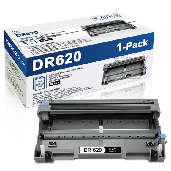 DR620 Drum Unit Compatible for Brother DR620 for HL-5370DWT Printer (1 Pack Black Drum Unit)