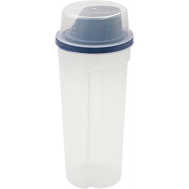 Contenedor de almacenamiento de alimentos sin BPA con tapas y pico vertedor, gran almacenamiento hermético para cocina y despensa, organizador para espaguetis, azúcar, olla arrocera, pasta, cereales,