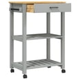 thumbnail image 2 of vidaXL Kitchen Trolley MONZA 60x40x90 cm Solid Wood Pine, 2 of 5