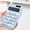 Blue, variant on 12 Digit Desk Calculator, Desktop Calculators with Large LCD Display & Big Buttons, Dual Power Solar & Battery, Standard Basic 4 Function Calculator for Classroom, Office, Home, Business, Teachers