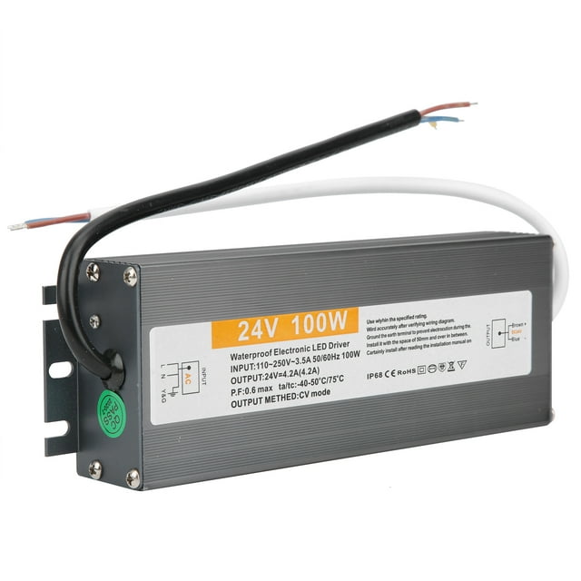 AMONIDA Wired LED Transformer 100W LED Driver IP68 Waterproof LED Advertising Board For LED Dispaly LED Light Outdoor LED Indicator