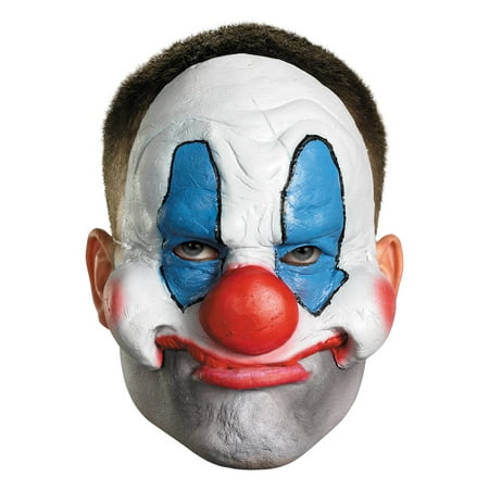 Chinless Evil Clown Adult Vinyl Mask