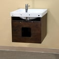 thumbnail image 4 of Bellaterra Home 24.4 in Single wall mount style sink vanity-wood- walnut, 4 of 7