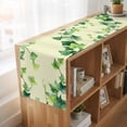 thumbnail image 6 of Table Runners 90 Inches Long Dress Scarves, Country Leaves Farmhouse Coffee/Dining/Kitchen Table Runner for Living Room, Green Leaf Branches Vine Botanical Rustic 13x90 Inch, 6 of 9
