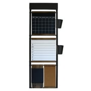 Stratton Home Decor Rachel Wall Organizer - Functional Decor Piece with Calendar, Chalkboard, Corkboard, Whiteboard and Mail Storage - Large Command Center for Living Room, Kitchen, Dining Room, Study