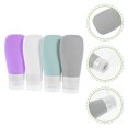 thumbnail image 5 of 4 pcs Silicone Shampoo Bottles Empty Lotion Bottles Travel Squeeze Bottles Refillable Lotion Bottles, 5 of 7