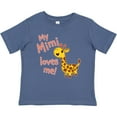 thumbnail image 3 of Inktastic My Mimi Loves Me- Cute Giraffe Boys or Girls Baby T-Shirt, 3 of 5