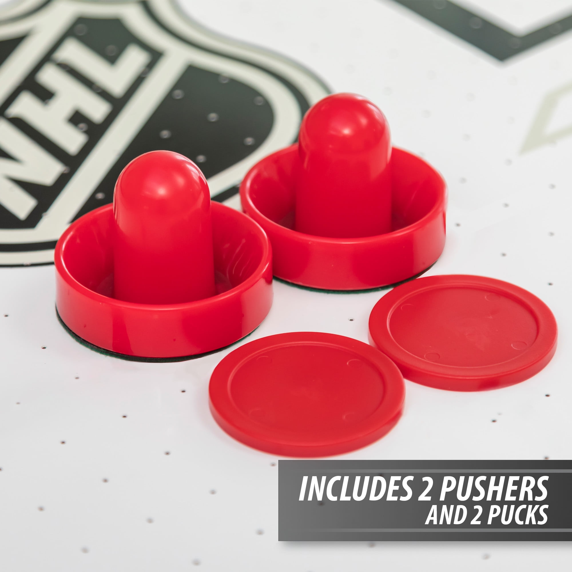 NHL Pulse 80" Indoor Air Hockey Table with LED Scoring and Power Corners