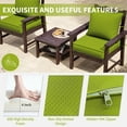 thumbnail image 3 of Kimunuk Outdoor Seat Cushion Set, 22" X 22" X 4" Water-Resistant & Fade-Resistant Patio Furniture Replacement Cushions with Handle and Straps for Sofa Chair, Grass Green, 3 of 7