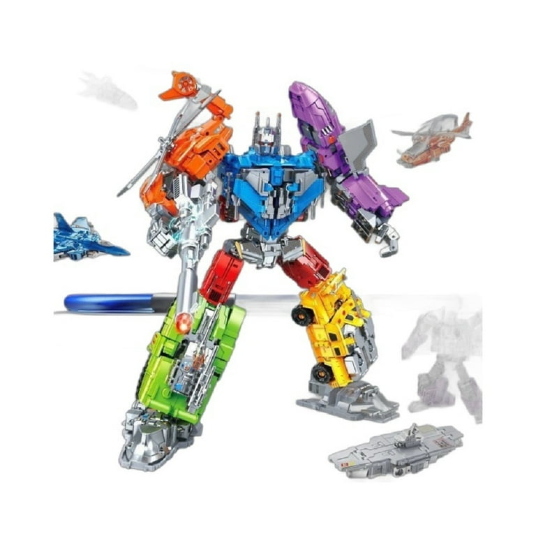 Transformer Robot 7-in-1 Tank Armored vehicle Warplane Shuttle
