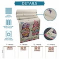 thumbnail image 6 of Table Runner - 120 Inch Long, Spring Gnomes Kitchen Dining Table Runner Dresser Scarves, Vintage Botanical Blossom Rose Leaves Farmhouse Decor for Coffee Tables Wedding Party Banquet, 6 of 8