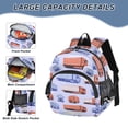 thumbnail image 4 of ALAZA Cartoon Trucks Vehicle-t7 Mini Backpack School Bookbag Age 3-7 Medium, 4 of 7
