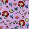 thumbnail image 2 of Disney Princess Ariel Blanket Fleece Lined Silk Touch Double Sided Throw 46" X 60", 2 of 5