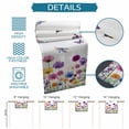 thumbnail image 6 of Spring Flowers Table Runner 36 Inches Long Farmhouse Dress Scarves, Watercolor Butterfly Dragonfly Daisy Country Dining Tablerunner for Coffee Table/Kitchen Island/Party Décor, Small 13" x 36", 6 of 8