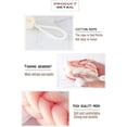 thumbnail image 4 of paquetes de esponjas largas y elásticas para la espalda con cuerda, esponja de malla para baño y ducha, exfoliante corporal, esponja de lufa trenzada elástica., 4 of 5