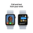 thumbnail image 4 of Apple Watch SE GPS 44mm Silver Aluminium Case with Blue Cloud Sport Loop, 4 of 8