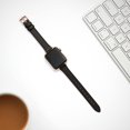 thumbnail image 4 of Stiroll Correas De Cuero Delgadas Compatibles Con Apple Watch Band 38 Mm, 40 Mm, 41 Mm, 42 Mm (Serie 10) Pulsera Delgada De Cuero De Grano Superior Para Iwatch Ultra Se Series 10/9/8/7/6/5/4/3/2/1 (Ne, 4 of 5