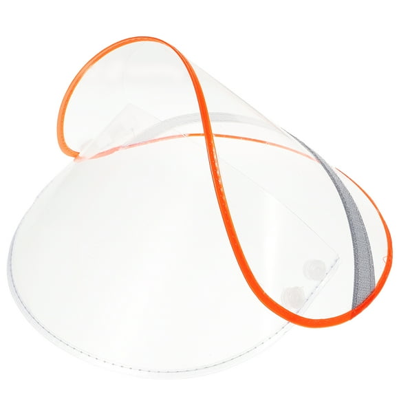 Raincoat Hat Shield Rain Poncho Face Protector Transparent Cap Brim Raincoat Hat Brim