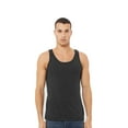 thumbnail image 2 of CROWN CRAZE - Crewneck Comfortable Sleeveless Cvc Tank for Men | Pack of 6 Made with 4.2 Oz, 52/48 Airlume Combed and Ring-Spun Cotton/polyester, Size - L Dark Grey Heather Color Tank, 2 of 6