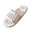 White, variant on Xfvqtps Shower Shoes for Mens and Womens Couples Slide Strip Hollow Sole Quick Drying Lightweight Non Slip Open Toe Solid Color Indoor Beach PVC Slipper Green