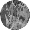 thumbnail image 1 of Ahgly Company Tapis d'Intérieur Ronds Transitionnels Gris Foncé Lavables à la Machine, 7 Pieds Rond, 1 of 7
