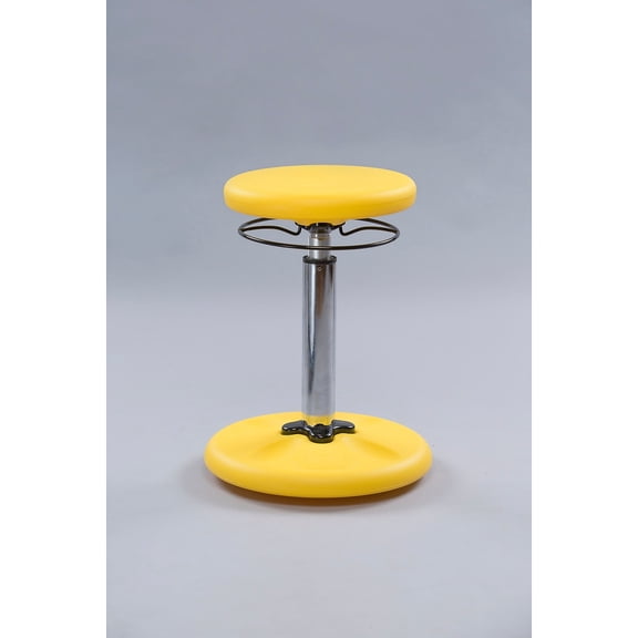 Kore Kids Adjustable Height Wobble Chair Yellow (KOR2116)