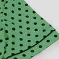 thumbnail image 6 of safuny Midi Blouson Dress for Women Floral Leopard Short Sleeve V Neck Dress Drawstring Leisure Comfy Retro Holiday Beach Trendy Clothing Summer, 6 of 8