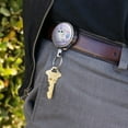thumbnail image 2 of Cat Unicorn Heavy Duty Metal Retractable Reel ID Badge Key Card Tag Holder with Belt Clip, 2 of 4