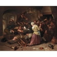 thumbnail image 3 of Jan Steen 18x15 Black Modern Framed Museum Art Print Titled - Gamblers Quarreling (ca. 1665), 3 of 5