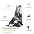 thumbnail image 3 of Toalla de playa Jeremy Renner, suave, de secado rápido, resistente a la arena, para piscina, yoga, gimnasio, camping, toallas de baño ligeras, regalo para niños, niñas, niños y adultos, 27,5 x 55, 3 of 8