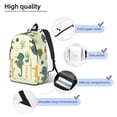 thumbnail image 5 of Daiia Seahorse Vintage Canvas Backpack for Men and Women ,Hiking Backpack,Travel Laptop Bag for School,Large Capacity Backpack, 5 of 8