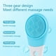 thumbnail image 4 of Cepillo corporal vibrador para exfoliación y masaje - Cepillo de ducha USB recargable con 3 velocidades, mango largo, cerdas de silicona azul cielo, 9x43cm, 4 of 7