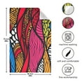 thumbnail image 3 of Art Abstract Pattern Kitchen Towels Set of 4 Tea Towels for Kitchen Decorative Waffle Dishcloths 28x18in, 3 of 7