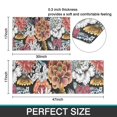 thumbnail image 7 of Pioneer Flower Floral Print Pattern Kitchen Rugs Sets Of 2,Anti Fatigue Kitchen Mat Rugs Non Slip Washable,Decorative Kitchen Floor Mats for Kitchen,Sink,Laundry,17"x30"+17"x47", 7 of 7