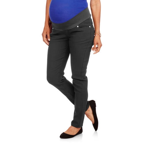 Maternity Oh! Mamma Skinny Pant with Demi Panel (Available in Plus ...