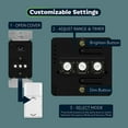 thumbnail image 5 of TOPGREENER Motion Sensor Light Switch Dimmer, Electronic Dimmer with PIR Motion Sensor, Occupancy & Vacancy Modes, 150W LED/CFL, Single-Pole, UL Listed, TDODS5-120, White, 5 of 5