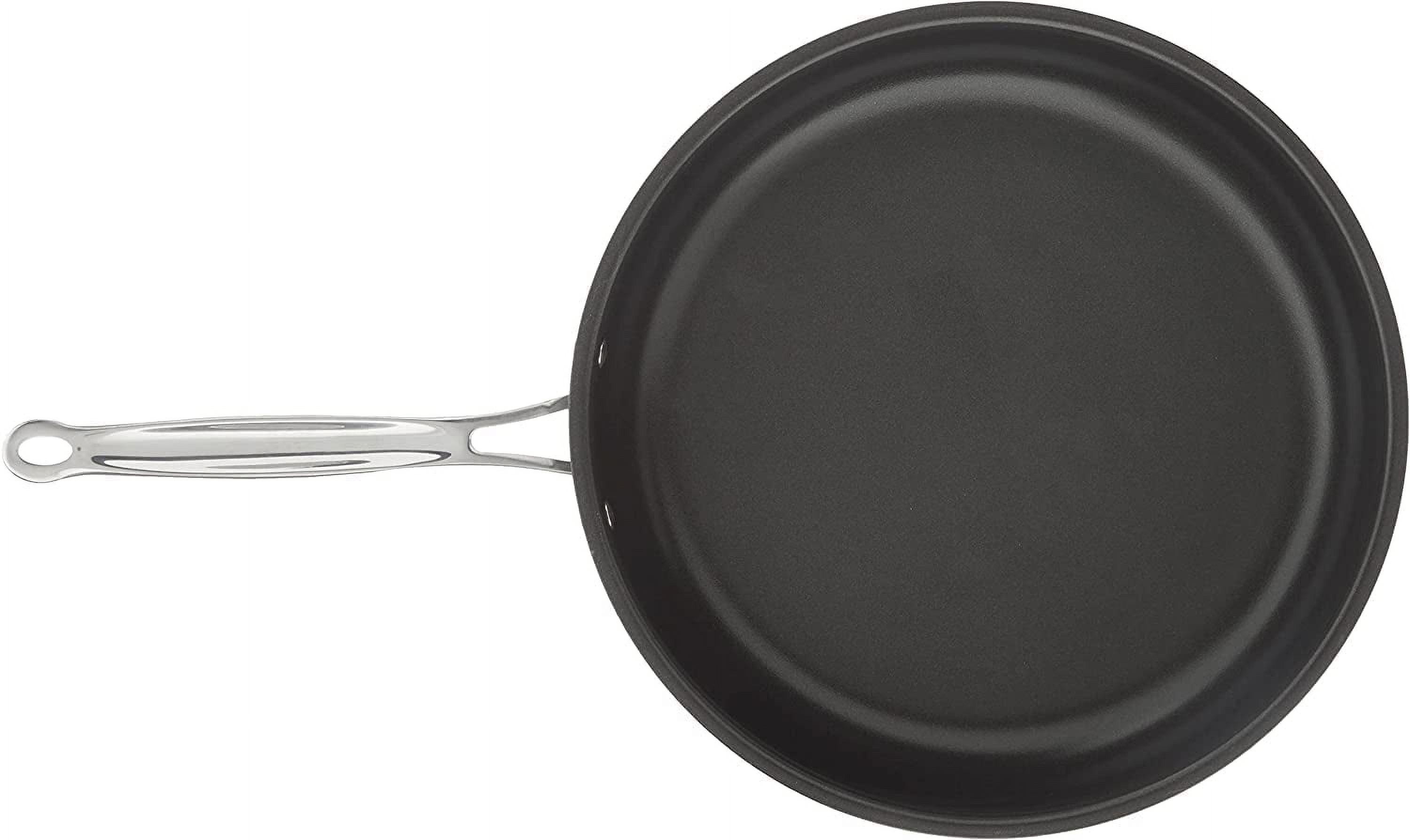 Cuisinart Chef's Classic Nonstick Classic Hard Anodized 12" Deep Fry Pan w/Cover - Thumbnail 5