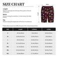 thumbnail image 3 of Pofeuu doodle hearts Print Men's Soft Woven Elastic Waistband Sleep Pajama Short-Large, 3 of 6