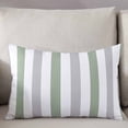 thumbnail image 3 of Modern Farmhouse Vertical Striped Throw Pillow Cover, Pillowcase Protectors with Zipper, Breathable Decorative Lumbar Pillow Case Cover, Pillow Shams for Couch Sofa 16x24Inch, 3 of 7