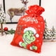 thumbnail image 4 of ZHAOCHENG Bolsa de regalo de lona navideña, bolsa de regalo navideña reutilizable con cuerda de Papá Noel, 4 of 5