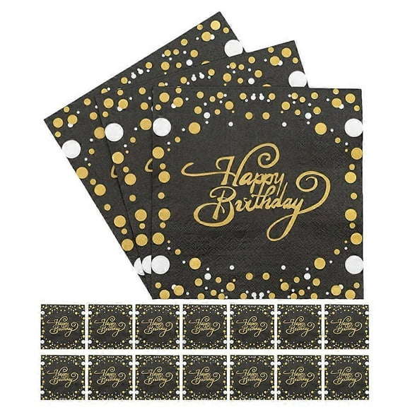 Decorative Napkins Paper for Cocktail and Birthday Party 60Pcs