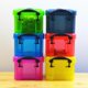 thumbnail image 4 of Mini caja de almacenamiento de plástico transparente con tapa con cierre, estuche portátil para guardar joyas, color amarillo, 4 of 5