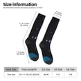 thumbnail image 3 of Bixox 2025 Happy New Year 2 Patterned Men's and Women's Knee Socks High Socks Outdoor Sports Socks, 3 of 5